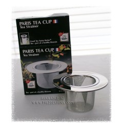 Paris Tea Cup Strainer - 18/8 Grade Stainless Steel